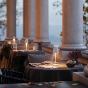 Уличная настольная лампа DAISY 058566