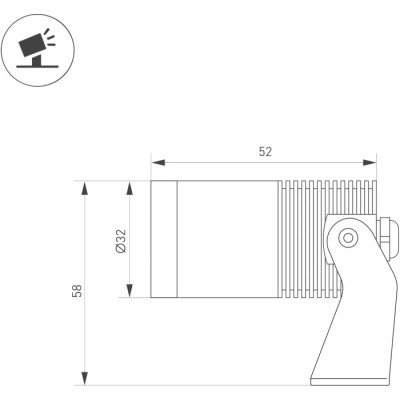 Уличный подводный светильник WATER 038173