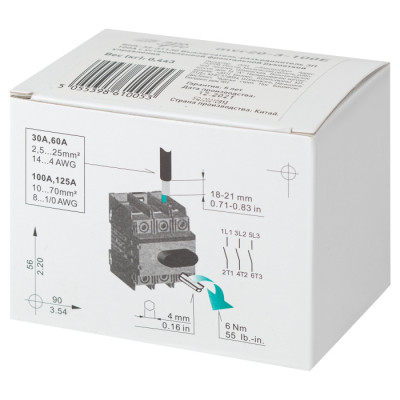 Автоматический выключатель  mvr20-3-100E